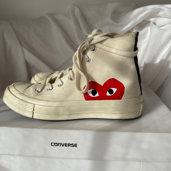 Converse CDG PLAY Chuck 70 High – Women’s 6 / Men’s 4 – Great Condition - Picture 1 of 7